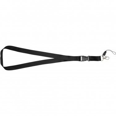 Logotrade promotional item image of: Sagan phone holder lanyard with detachable buckle