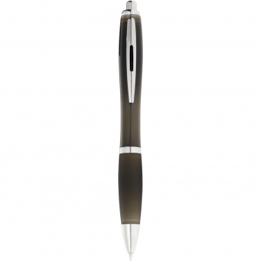 Logotrade promotional item picture of: Nash ballpoint pen coloured barrel and black grip