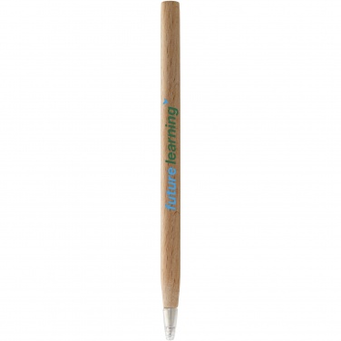 Logo trade promotional merchandise image of: Arica wooden ballpoint pen