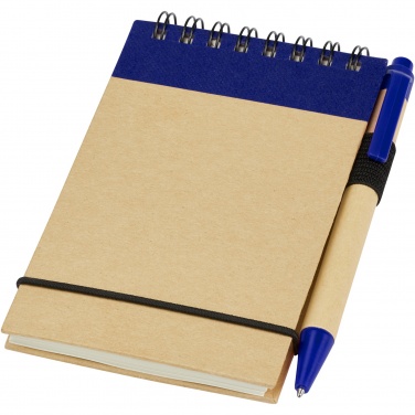 Logotrade promotional merchandise picture of: Zuse A7 recycled jotter notepad with pen