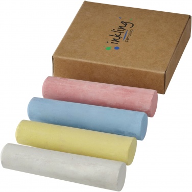 Logotrade promotional merchandise photo of: Screech 4-piece chalk set
