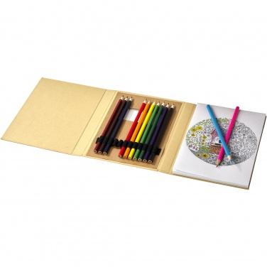 Logotrade business gifts photo of: Pablo colouring set with drawing paper