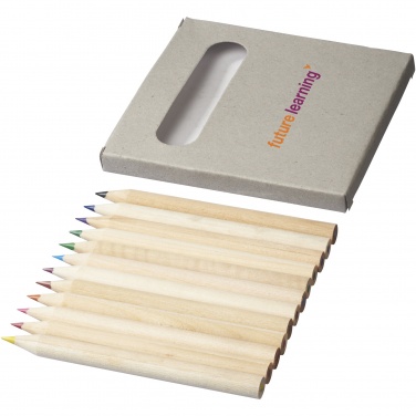 Logo trade business gift photo of: Tallin 12-piece coloured pencil set