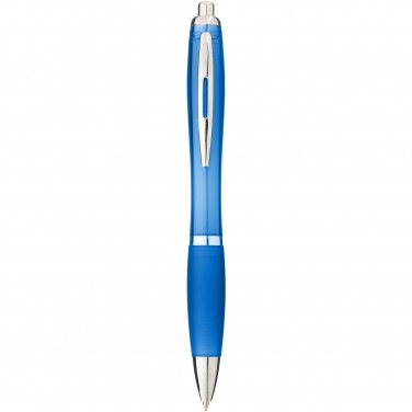 Logo trade promotional giveaways image of: Nash ballpoint pen coloured barrel and grip
