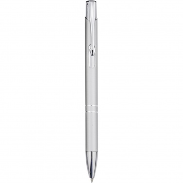 Logotrade promotional merchandise photo of: Moneta aluminium click ballpoint pen (blue ink)