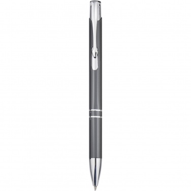 Logo trade advertising products image of: Moneta aluminium click ballpoint pen (blue ink)