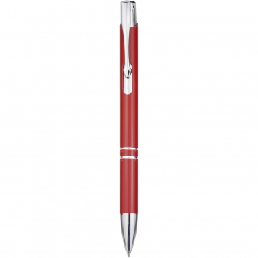 Logotrade advertising product image of: Moneta aluminium click ballpoint pen (blue ink)