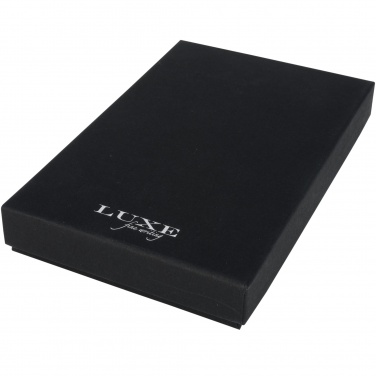 Logo trade promotional item photo of: Carbon duo pen gift set with pouch