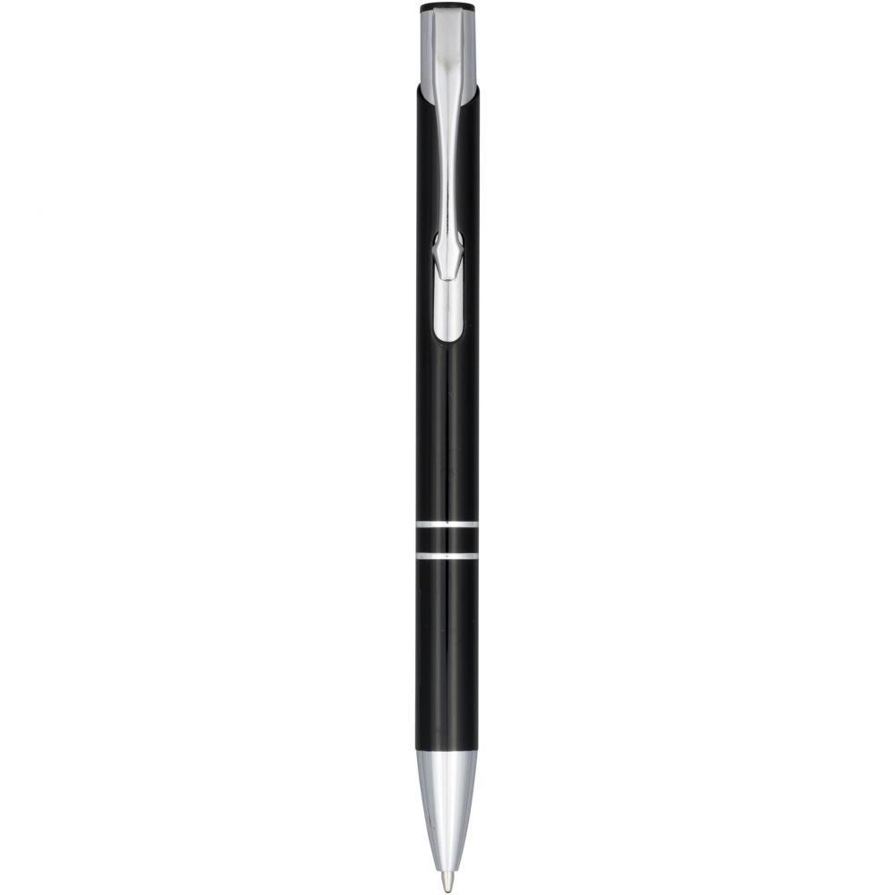 Logo trade promotional gifts picture of: Moneta anodized aluminium click ballpoint pen