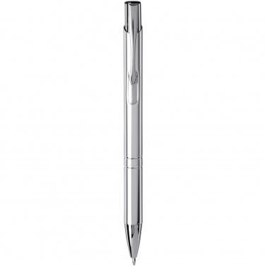 Logo trade promotional merchandise photo of: Moneta anodized aluminium click ballpoint pen