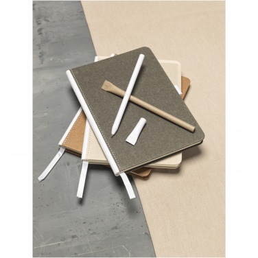 Logo trade promotional giveaway photo of: Asilah recycled paper ballpoint pen