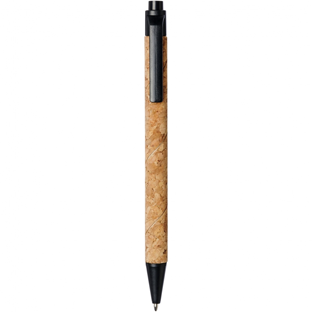 Logo trade promotional gifts picture of: Midar cork and wheat straw ballpoint pen