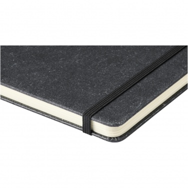 Logo trade promotional items picture of: Atlana leather pieces notebook