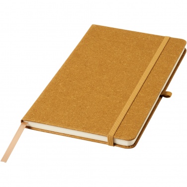 Logo trade promotional giveaways image of: Atlana leather pieces notebook