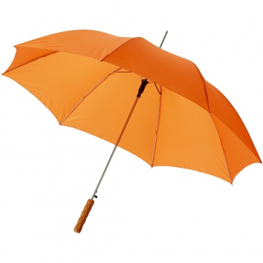 Logo trade advertising product photo of: Lisa 23" auto open umbrella with wooden handle