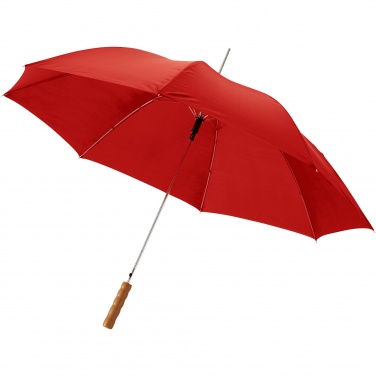 Logo trade promotional items image of: Lisa 23" auto open umbrella with wooden handle