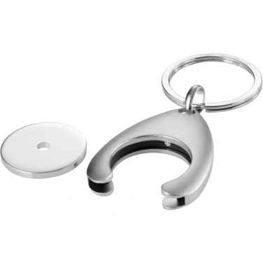 Logotrade promotional giveaways photo of: Trolley coin holder keychain