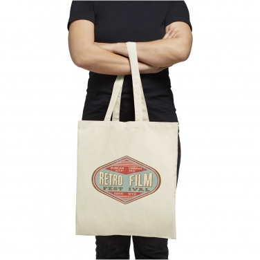 Logo trade promotional gift photo of: Carolina 100 g/m² cotton tote bag 7L