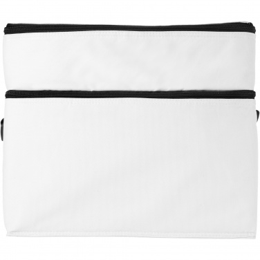 Logo trade corporate gifts picture of: Oslo 2-zippered compartments cooler bag 13L