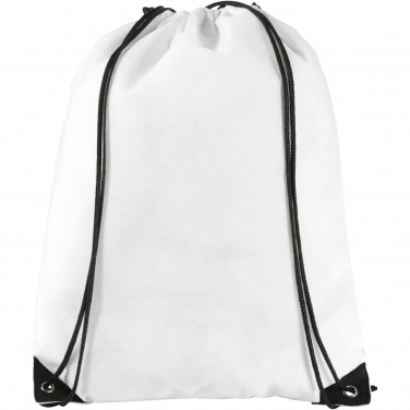 Logo trade promotional gifts image of: Evergreen non-woven drawstring bag 5L