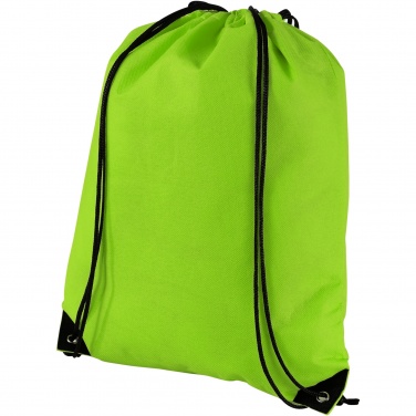 Logo trade advertising products image of: Evergreen non-woven drawstring bag 5L