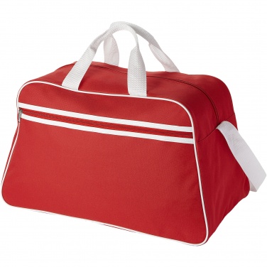 Logo trade promotional gifts image of: San Jose 2-stripe sports duffel bag 30L