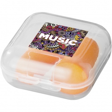 Logo trade promotional merchandise image of: Serenity earplugs with travel case