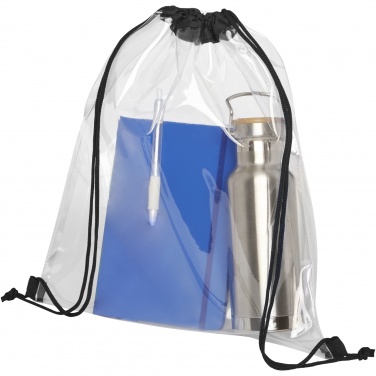 Logotrade promotional items photo of: Lancaster transparent drawstring bag 5L