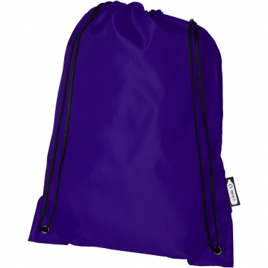 Logo trade promotional gift photo of: Oriole RPET drawstring bag 5L