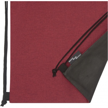 Logo trade advertising products picture of: Ross RPET drawstring bag 5L