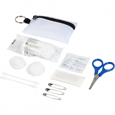 Logo trade advertising product photo of: Valdemar 16-piece first aid keyring pouch