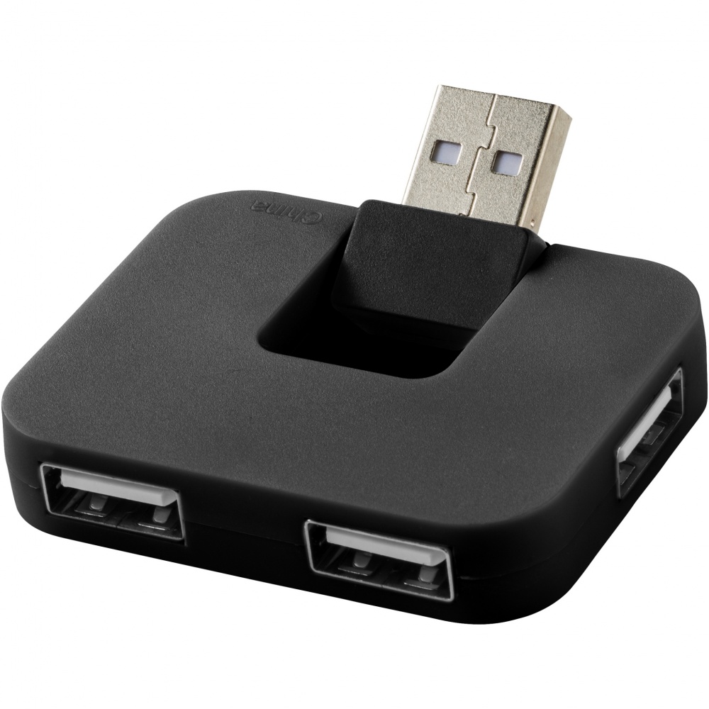 Logo trade promotional merchandise photo of: Gaia 4-port USB hub
