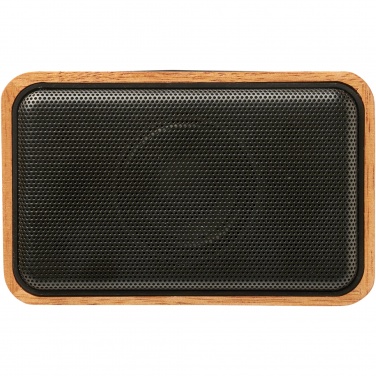 Logo trade promotional products picture of: Wooden 3W speaker with wireless charging pad