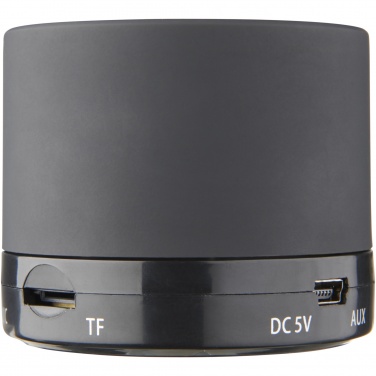 Logo trade promotional merchandise image of: Duck cylinder Bluetooth® speaker with rubber finish