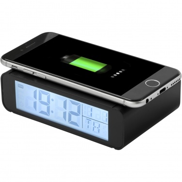 Logotrade advertising products photo of: Seconds 5W wireless charging clock