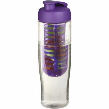 Logo trade promotional giveaways image of: H2O Active® Tempo 700 ml flip lid sport bottle & infuser