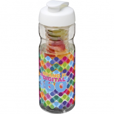 Logotrade promotional item image of: H2O Active® Base 650 ml flip lid sport bottle & infuser