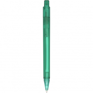 Logo trade corporate gifts image of: Calypso frosted ballpoint pen
