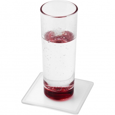 Logotrade promotional merchandise image of: Ellison square plastic coaster with paper insert