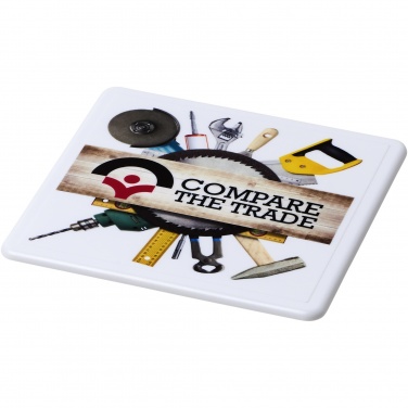 Logotrade advertising product picture of: Renzo square plastic coaster