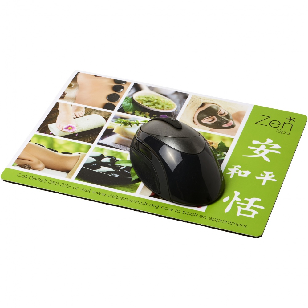 Logo trade promotional giveaways image of: Q-Mat® rectangular mouse mat