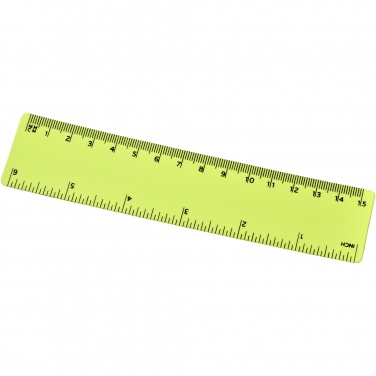 Logo trade promotional item photo of: Rothko 15 cm plastic ruler