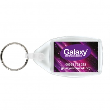 Logo trade corporate gifts picture of: Lita P6 keychain with plastic clip