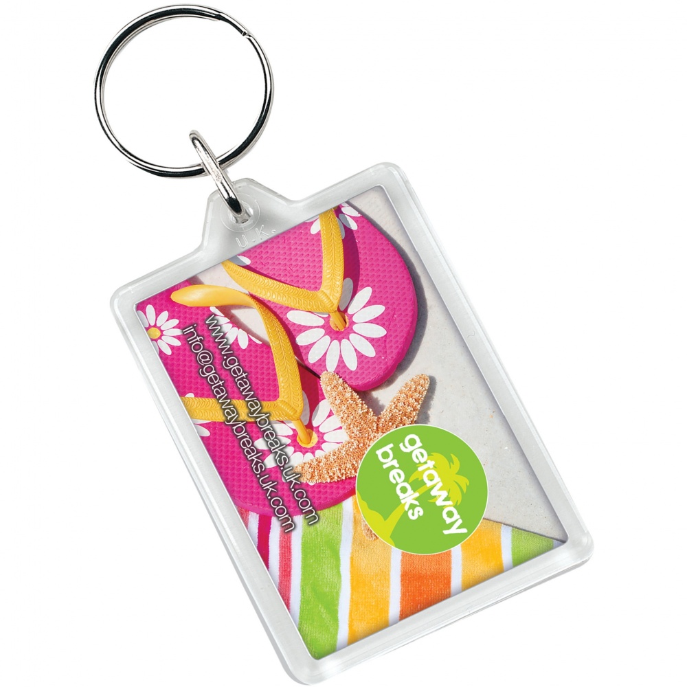 Logotrade promotional merchandise photo of: Vito C1 rectangular keychain