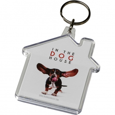 Logotrade promotional products photo of: Combo house-shaped keychain