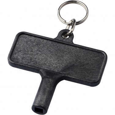 Logotrade advertising product picture of: Largo plastic radiator key with keychain