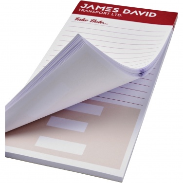 Logo trade business gifts image of: Desk-Mate® 1/3 A4 notepad