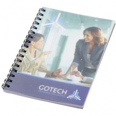 Logo trade promotional product photo of: Desk-Mate® spiral A6 notebook PP cover