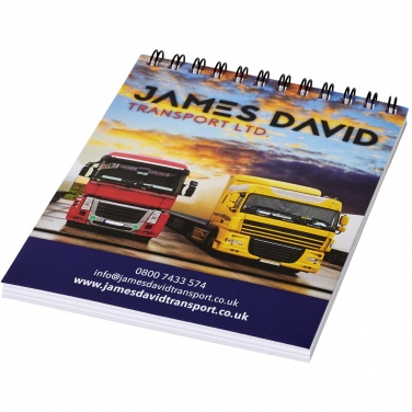 Logotrade promotional item picture of: Desk-Mate® spiral A6 notebook