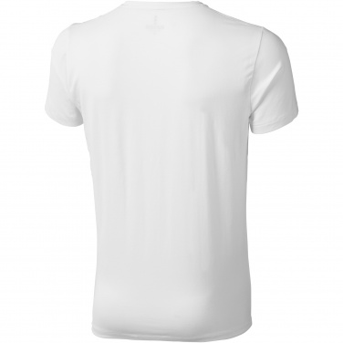 Logo trade promotional products image of: Kawartha short sleeve men's organic V-neck t-shirt
